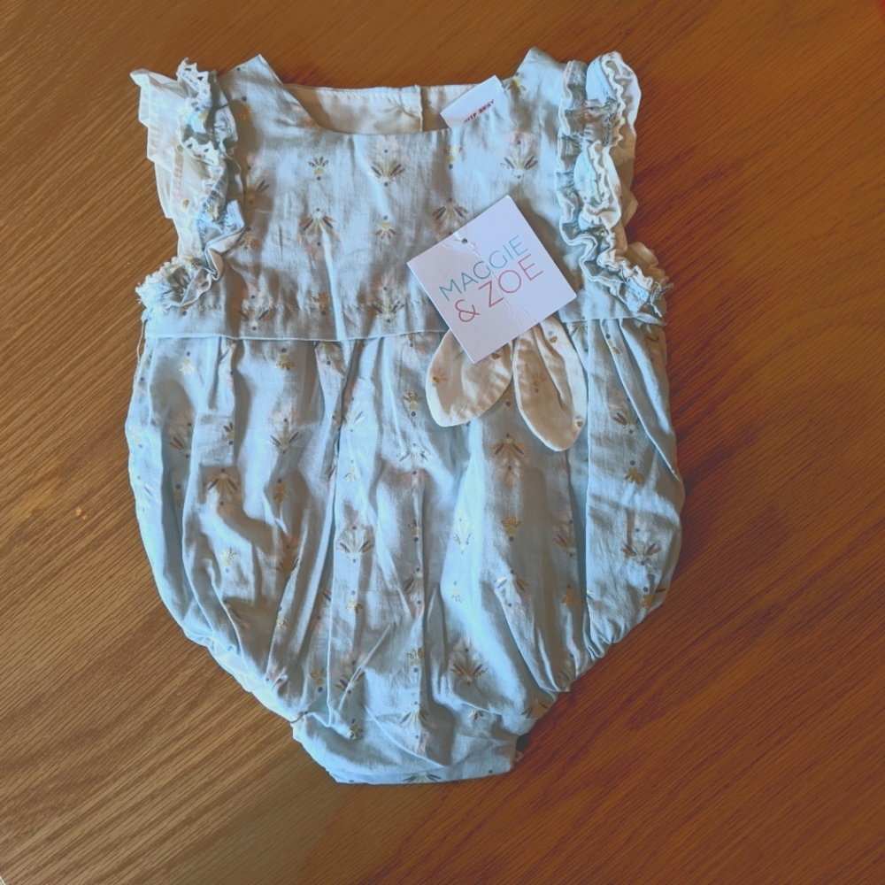 NWT Maggie & Zoe romper 3-6m - Picture 5 of 5